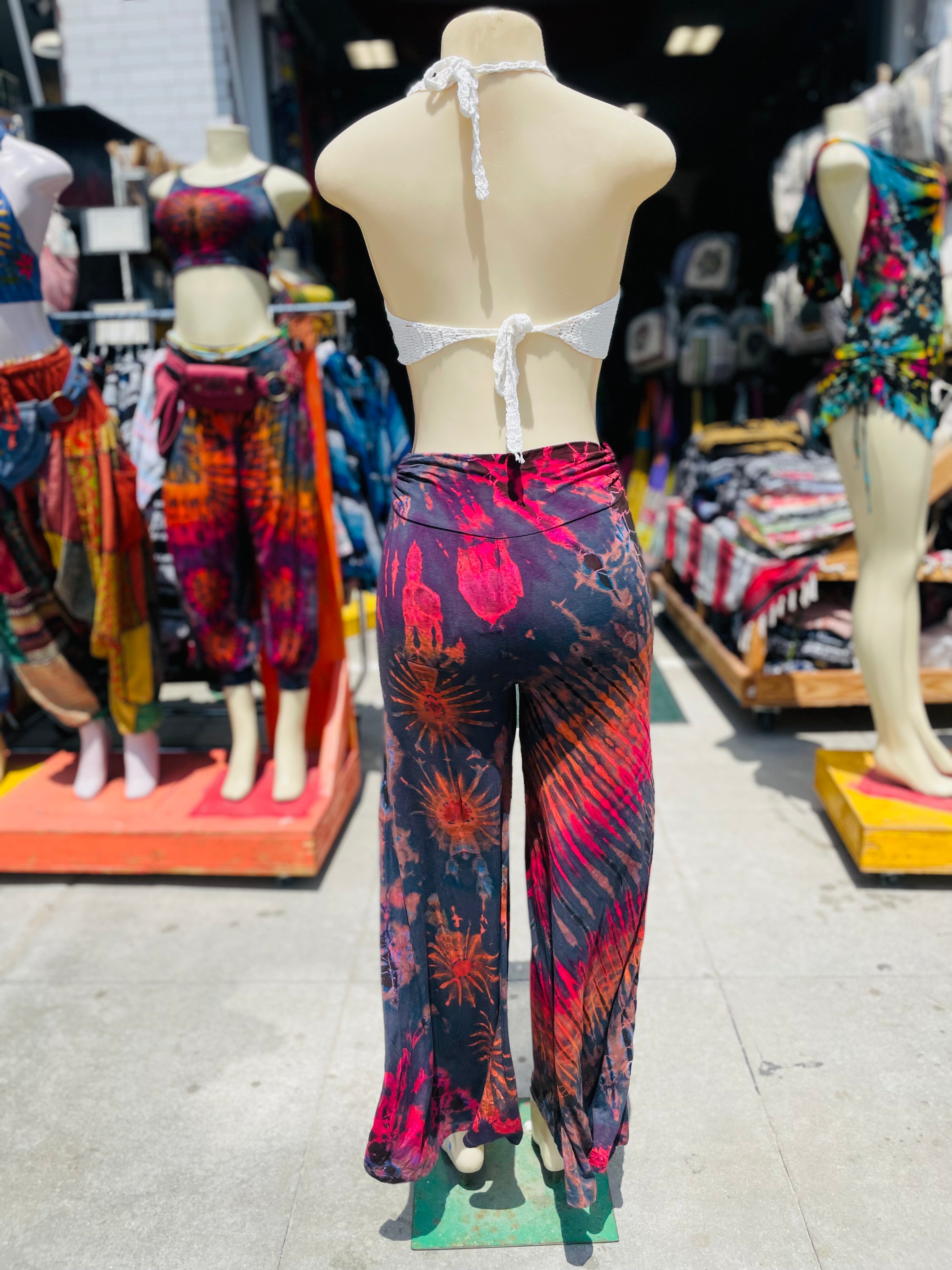 Gabby Gaucho Pants (Grey Multi-Color)