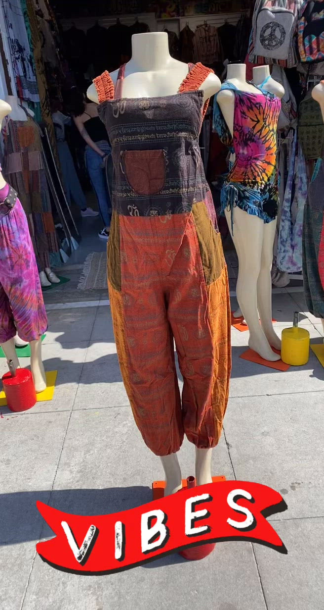 Mandala Romper ( orange )
