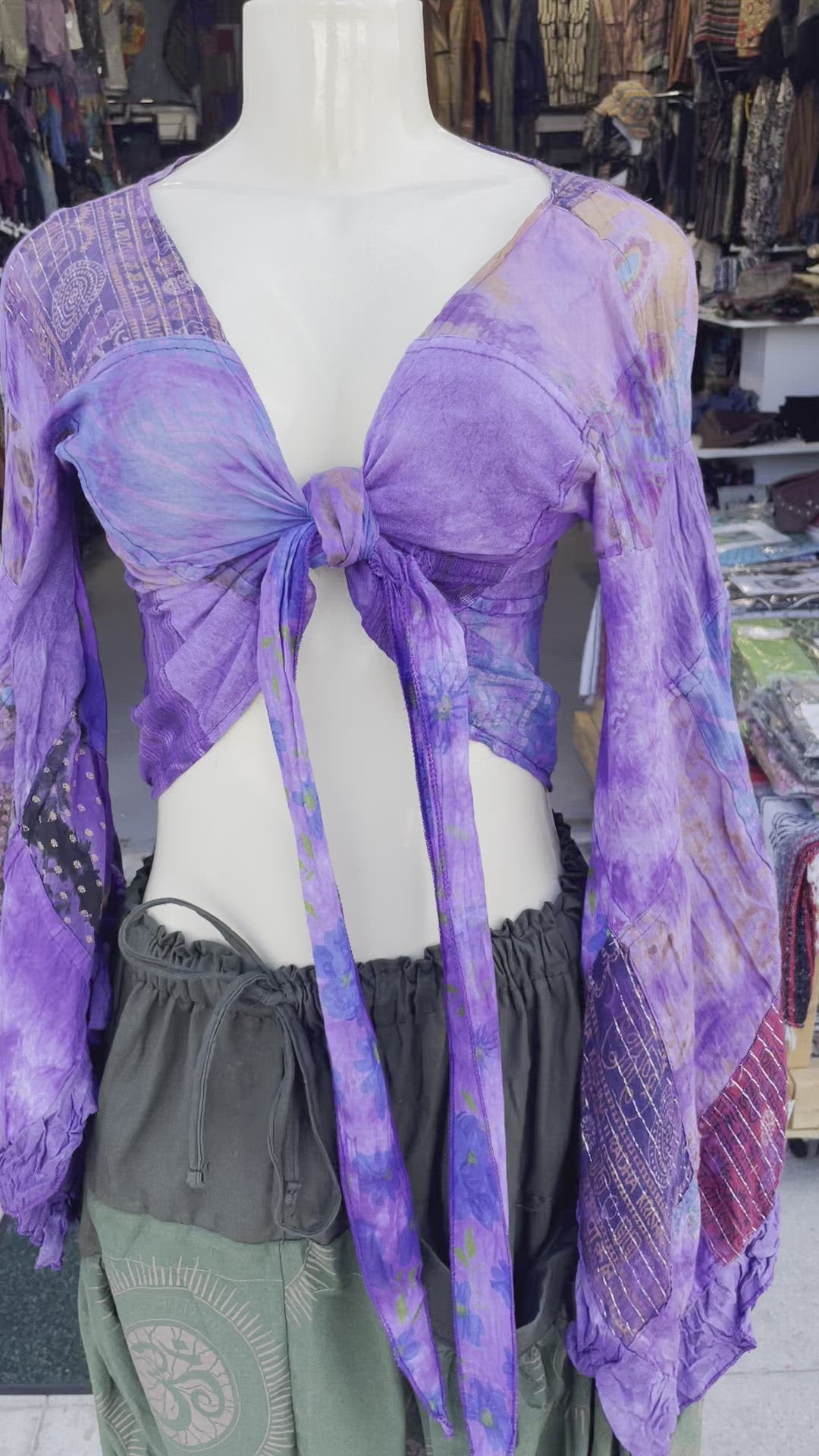 Ivy top ( purple )