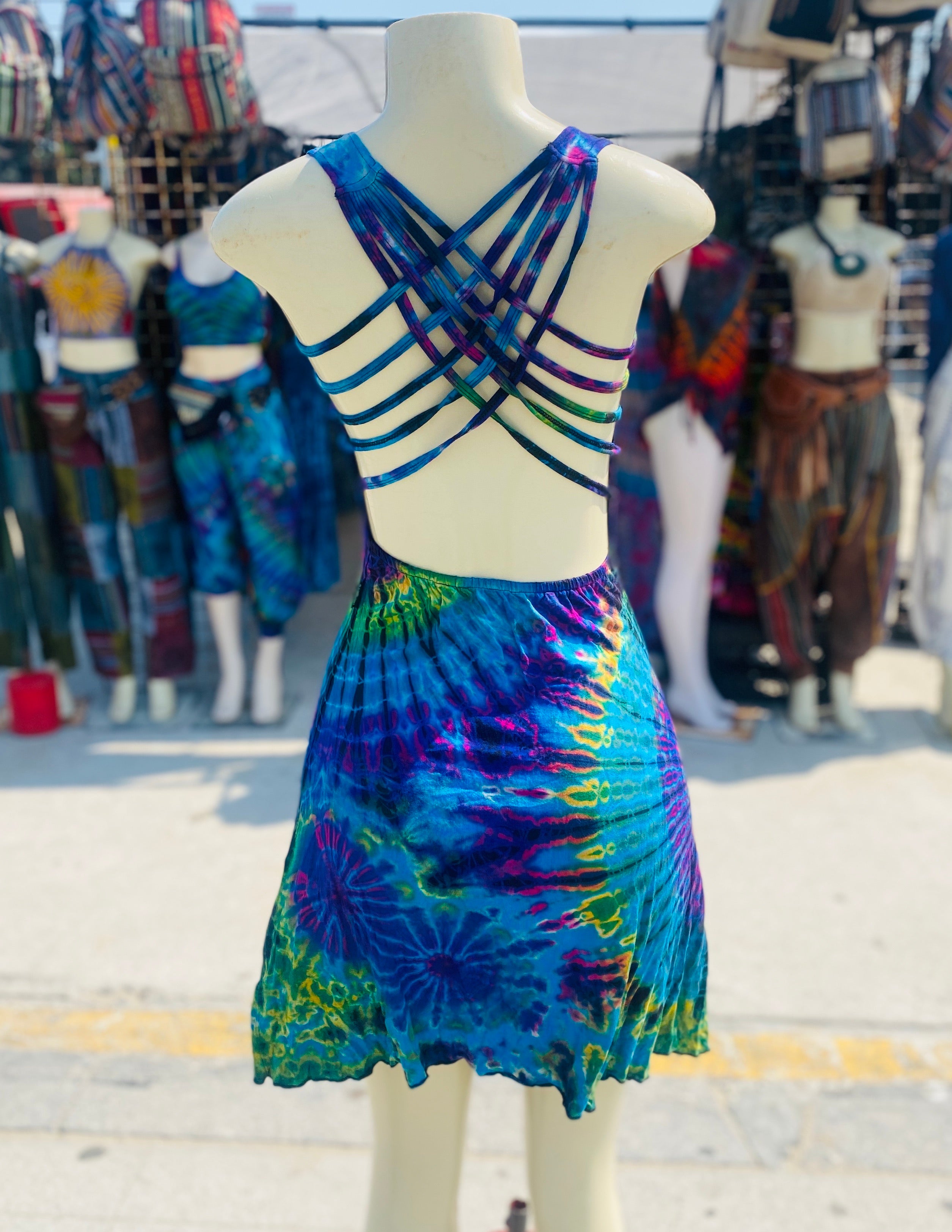 Love sun dress (turquoise)