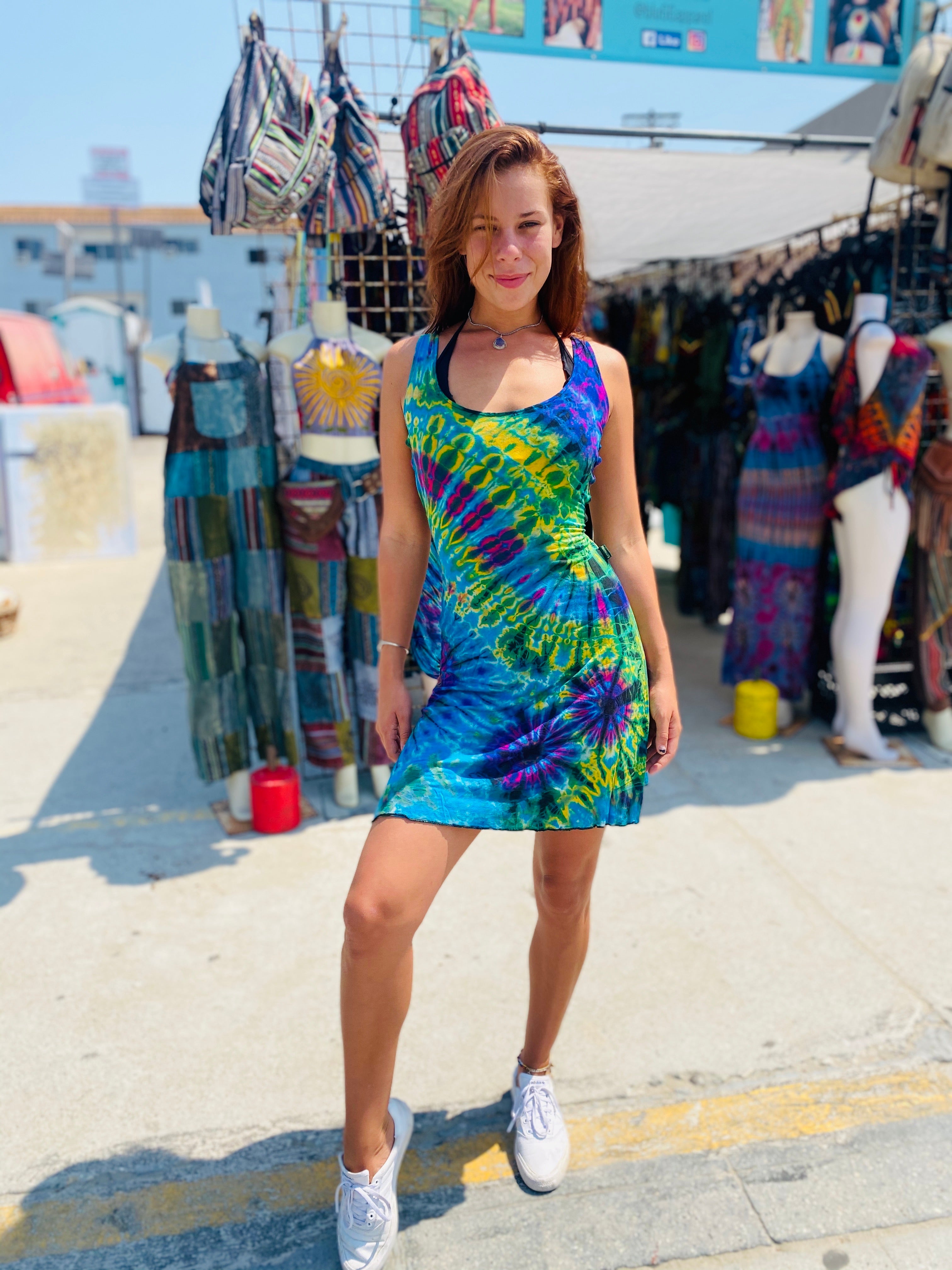 Love sun dress (turquoise)