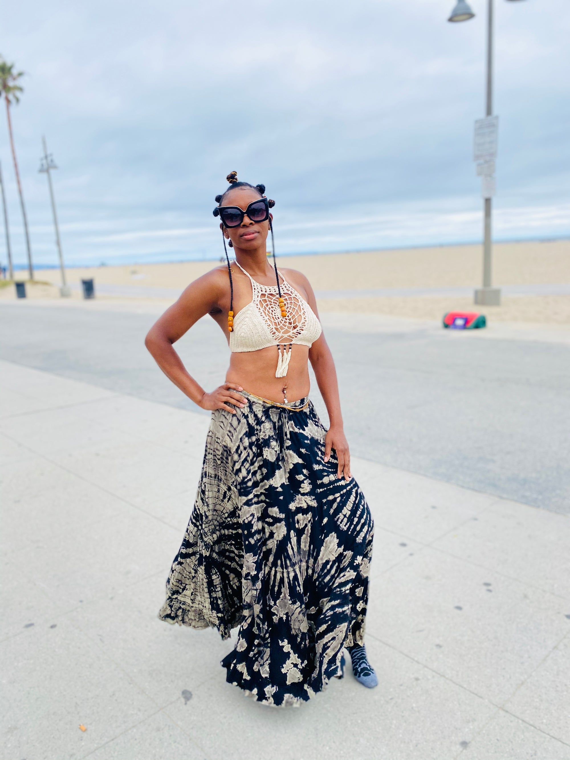 Cha cha skirt (black/white )
