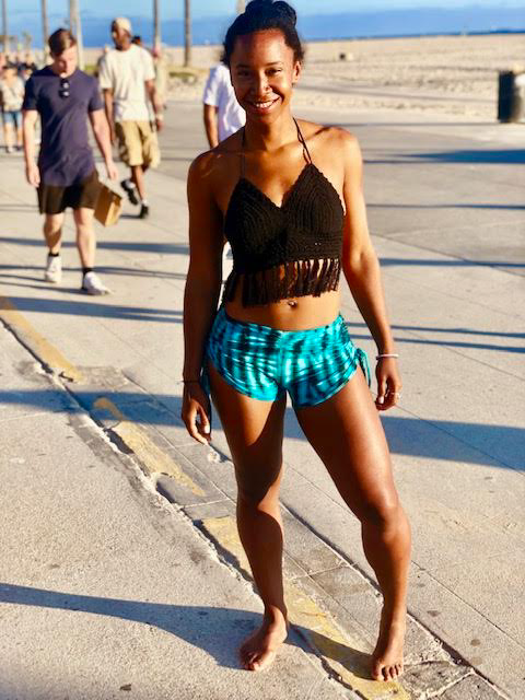 Hot Yoga Shorts (Turquoise)