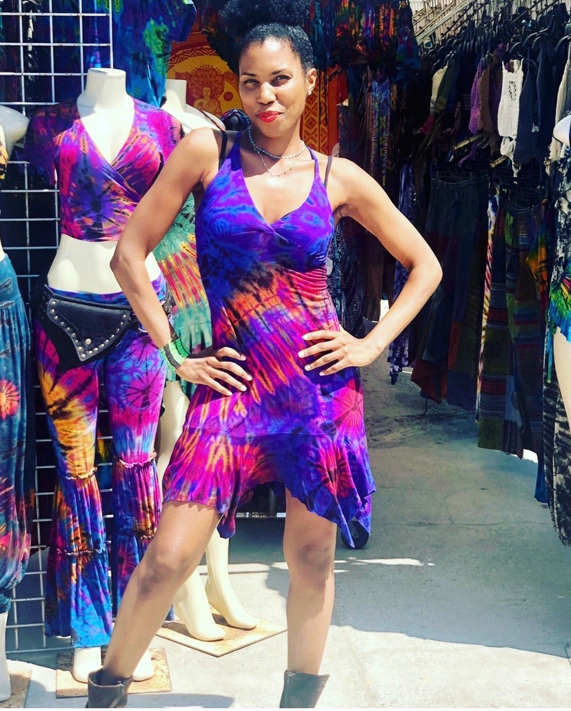 Summer in Venice dress (purple )