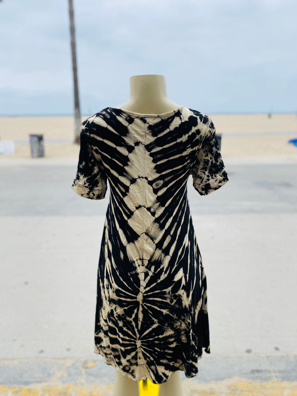 Fun tunic dress ( black / white )