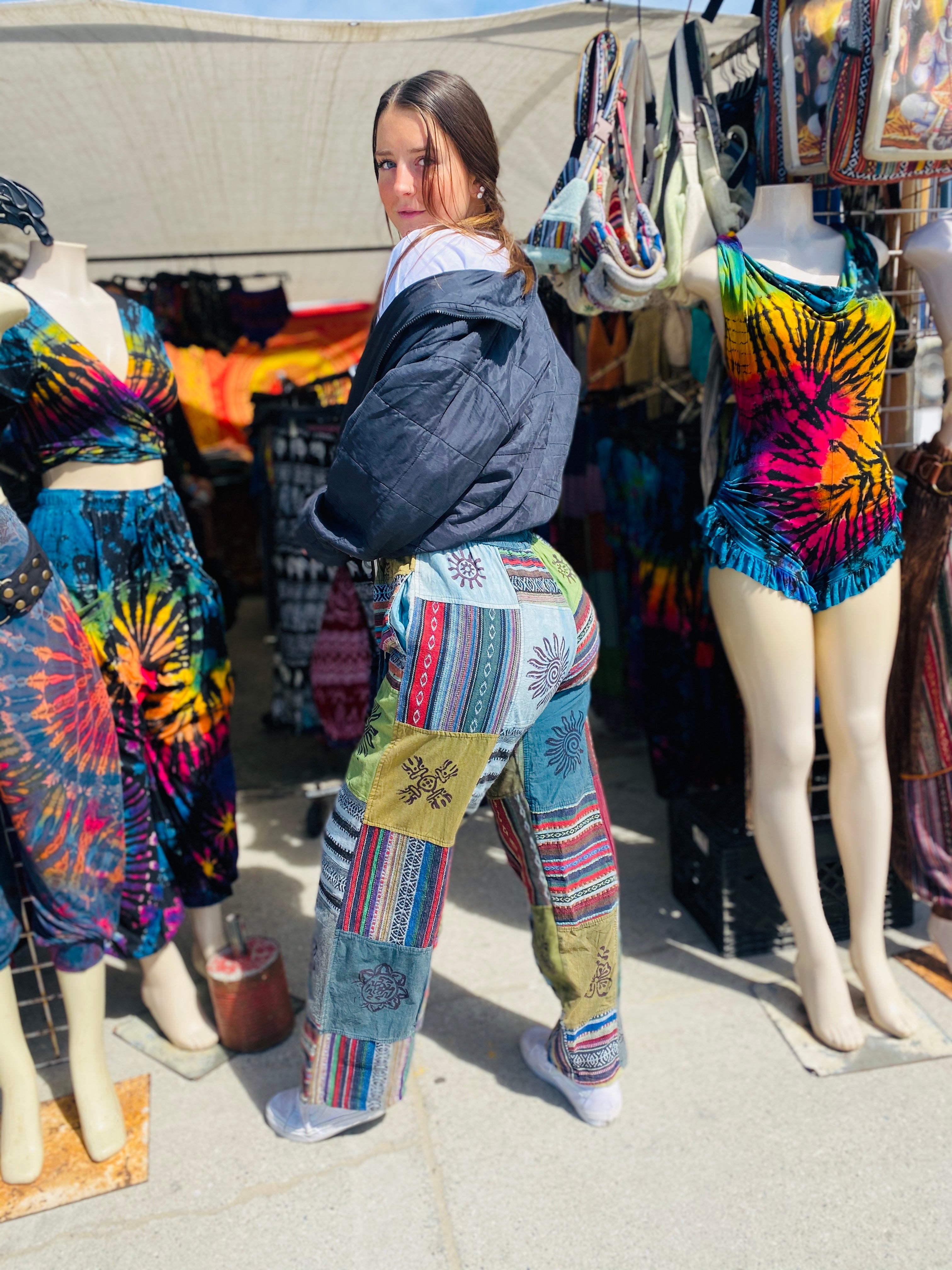 Barkham Patch Work Pants