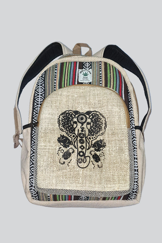 Elephant hemp backpack