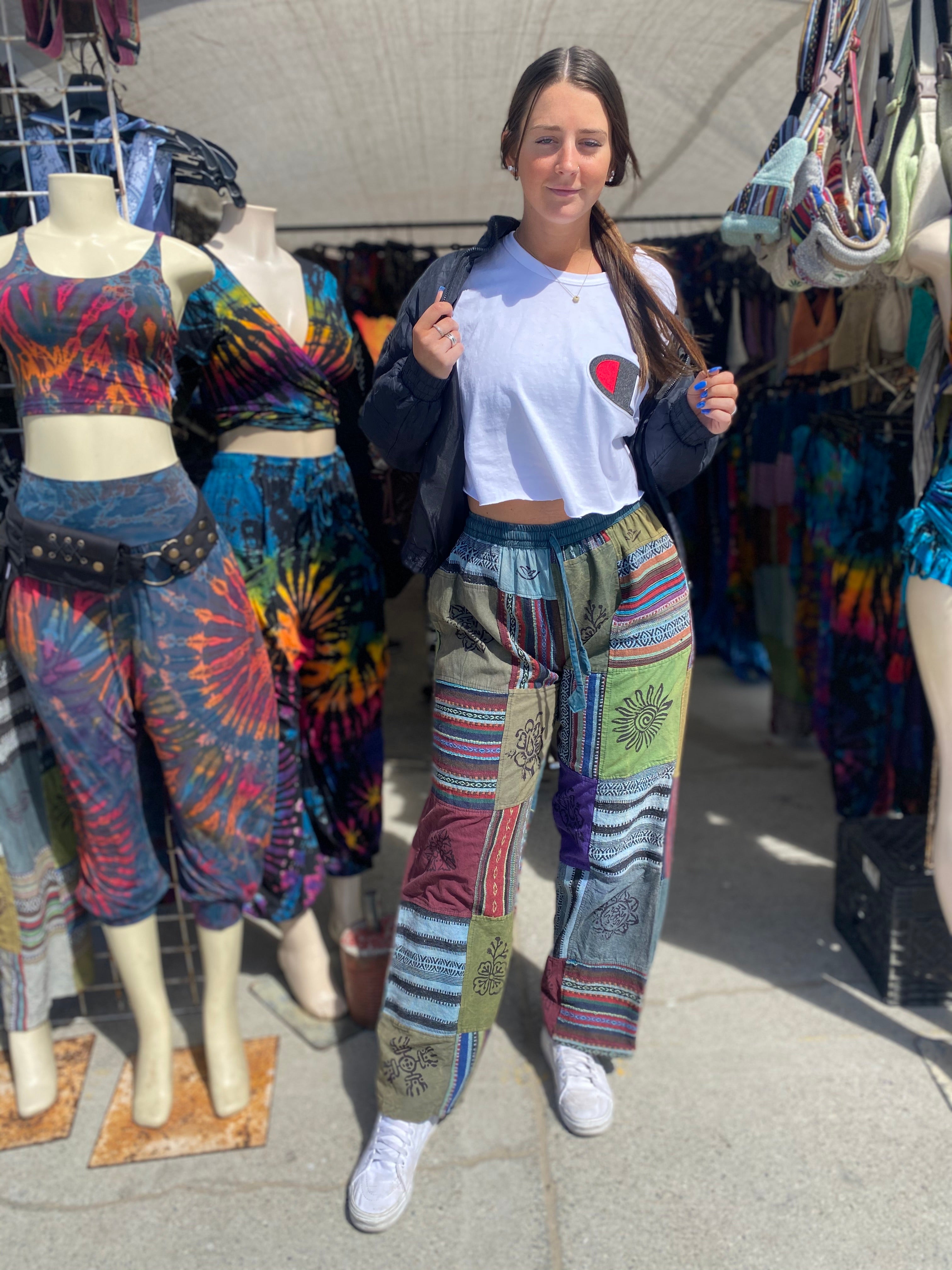 Barkham Patch Work Pants
