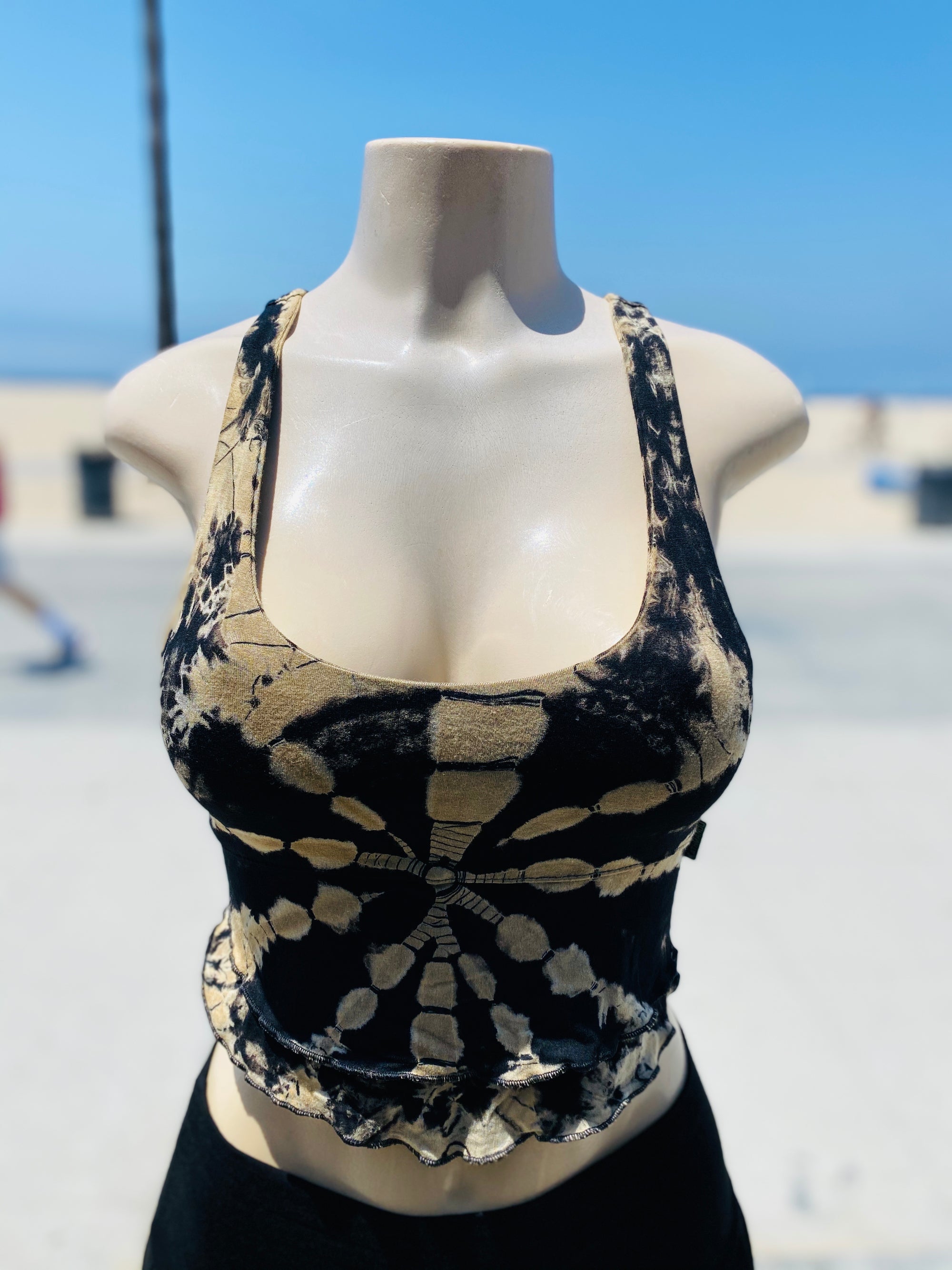 Fun Yogi top ( black /white )