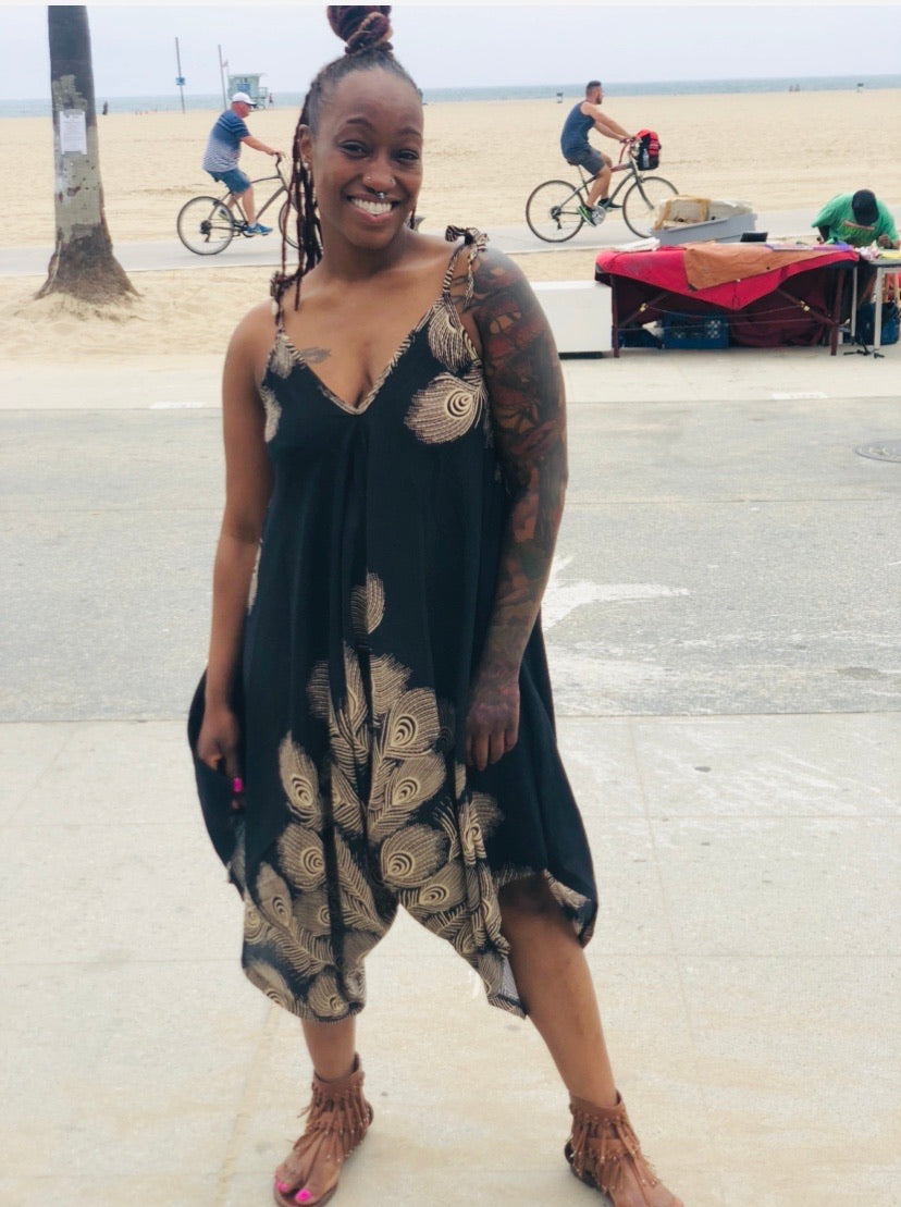 Peacock romper