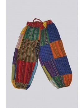 Kid patchy pant
