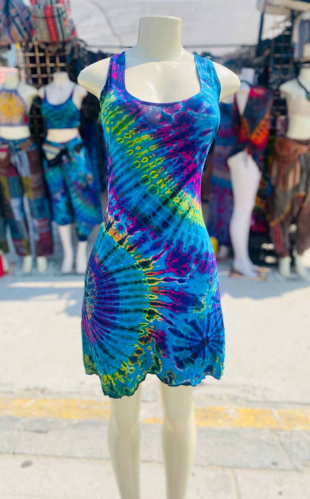 Love sun dress (turquoise)