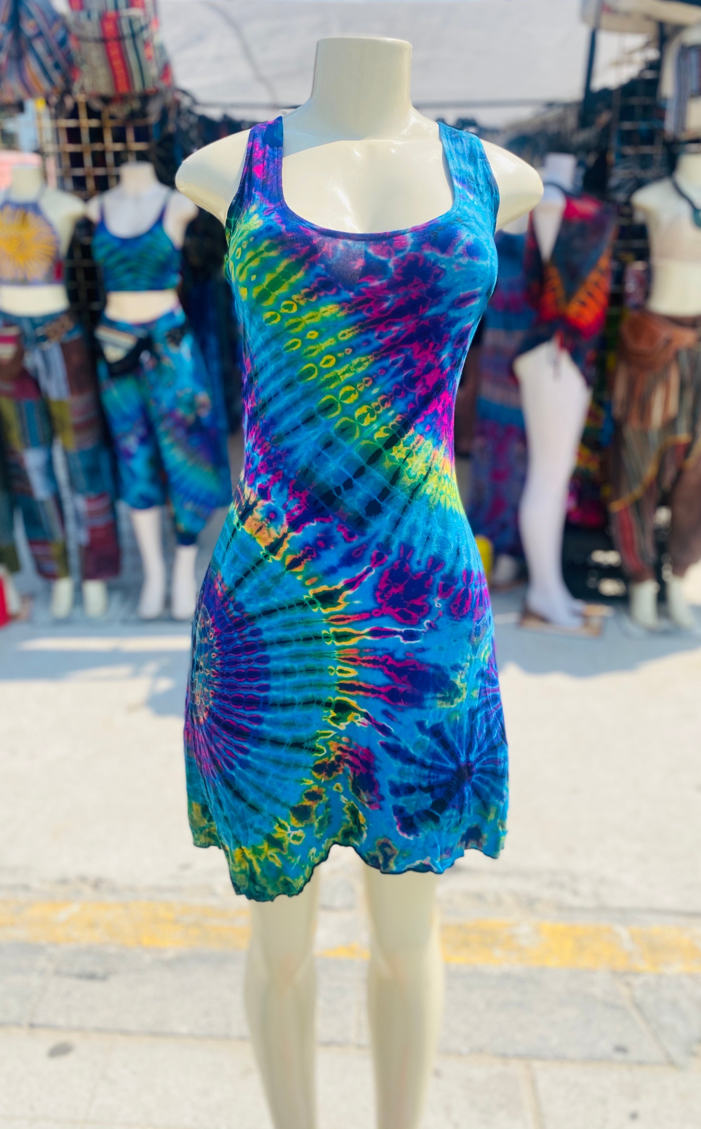 Love sun dress (turquoise)