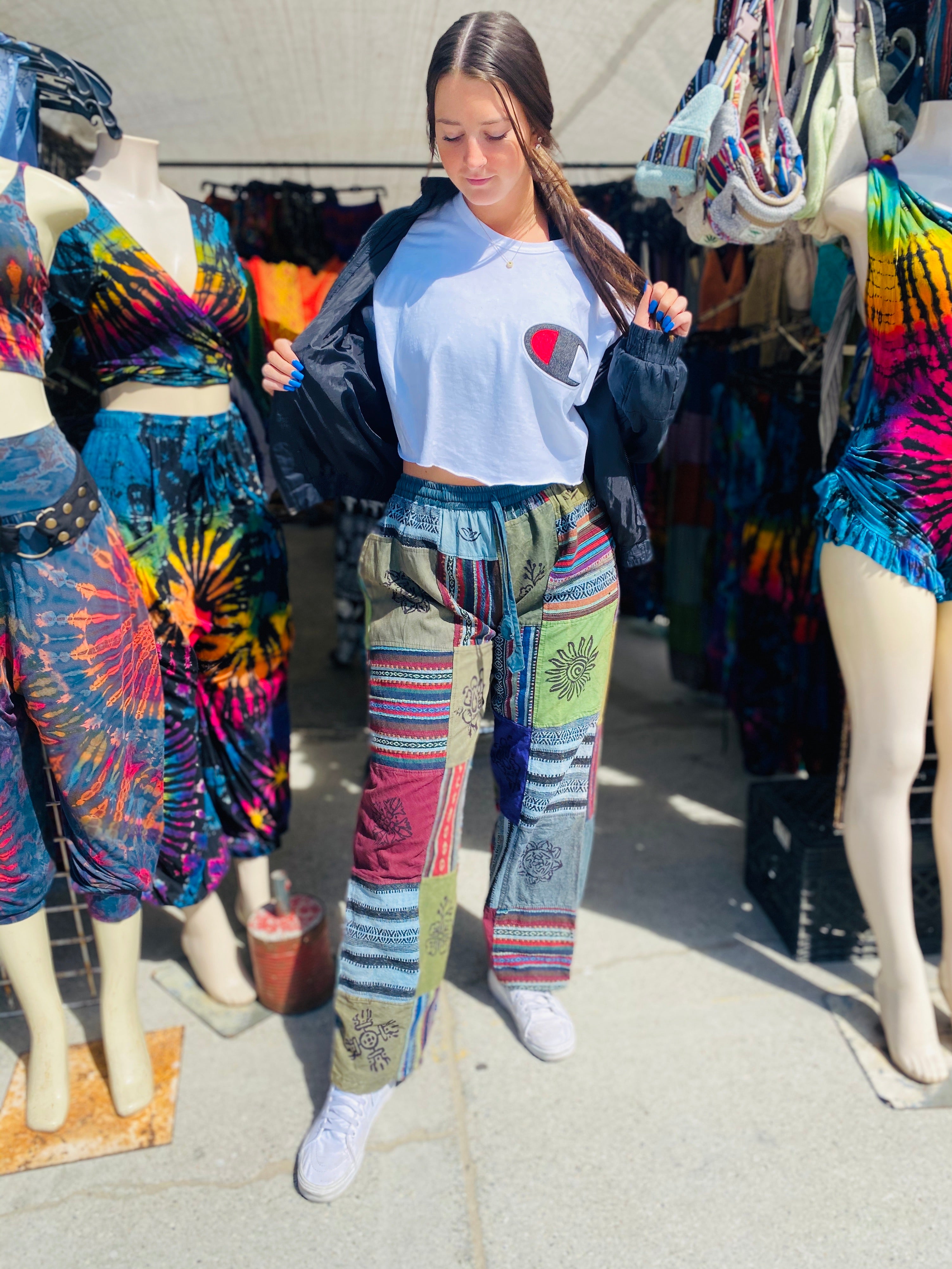 Barkham Patch Work Pants