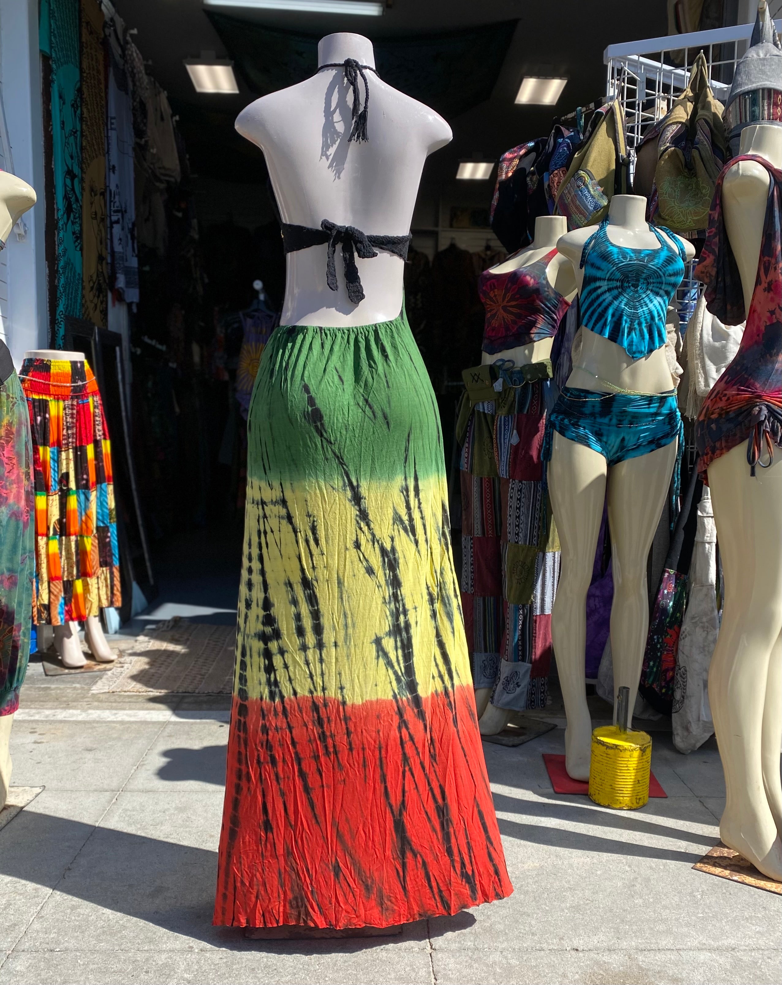 Reggae on the river dress  ( Rasta )
