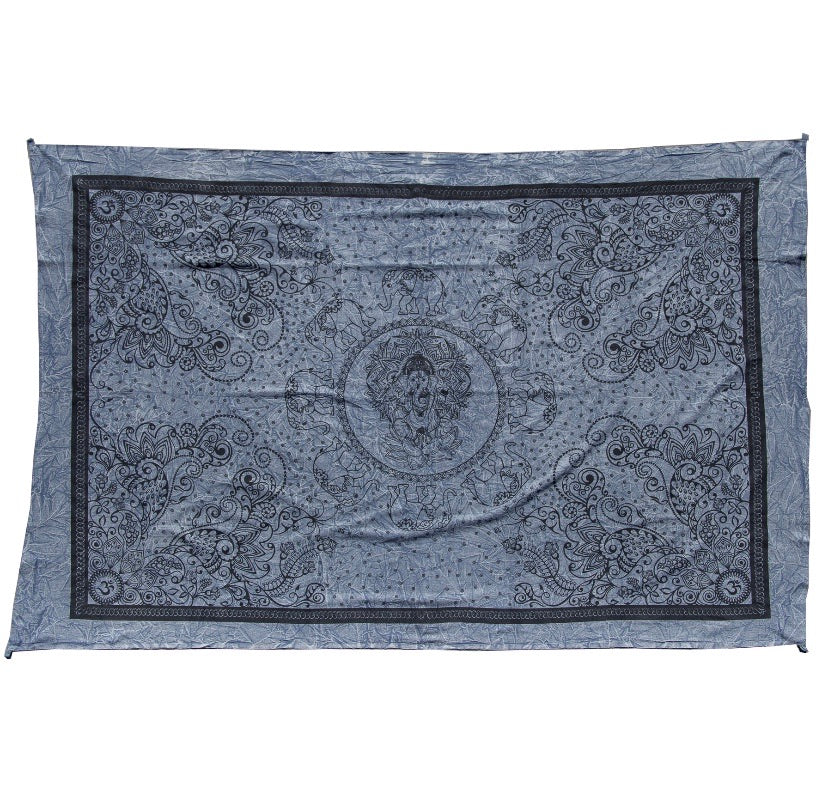 Ganesha elephant tapestry