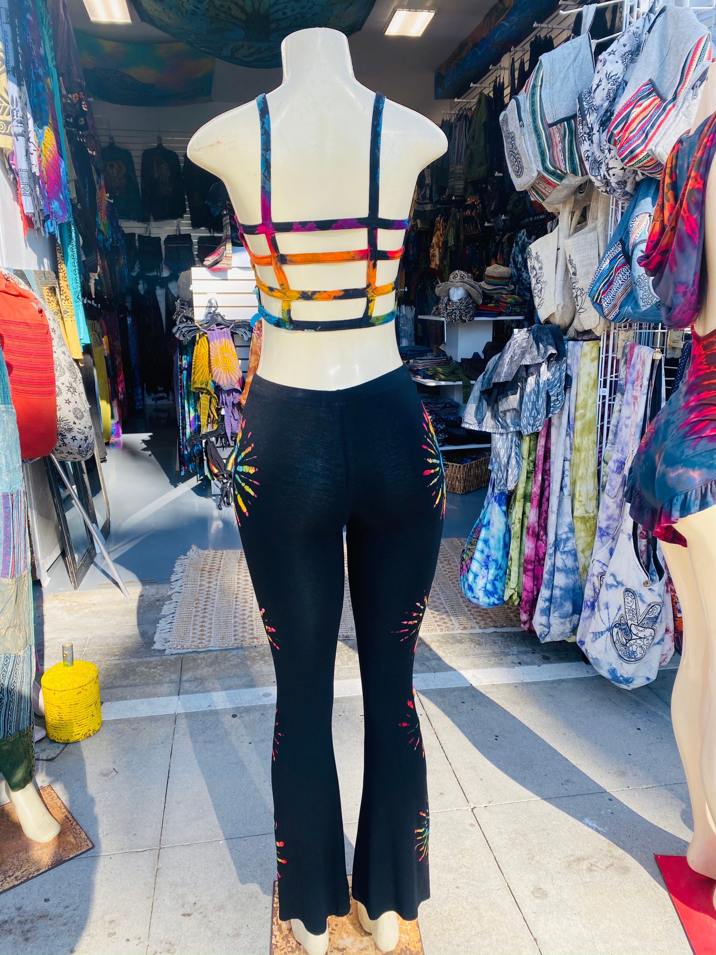 Bell bottom leggings