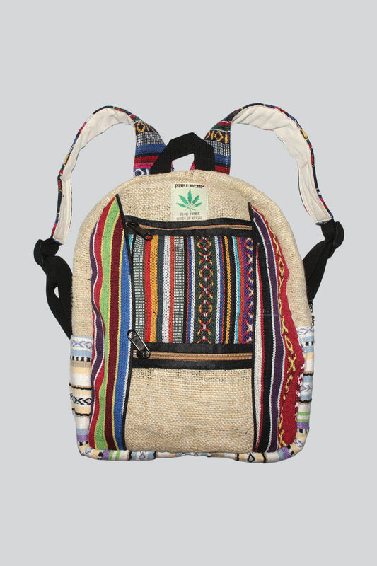 Festivals hemp backpack (small size )