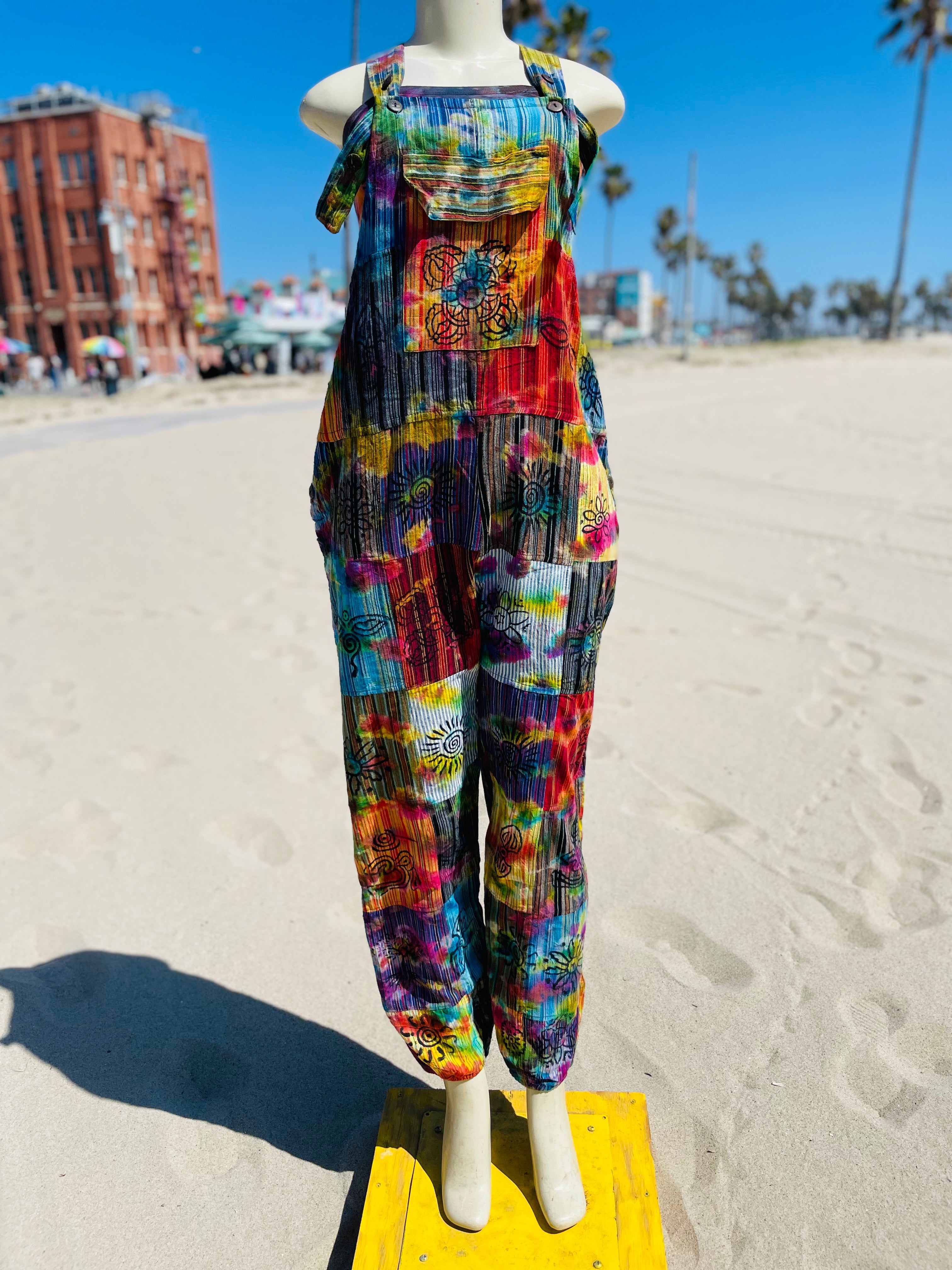 Willow overalls (Tiedye multi )