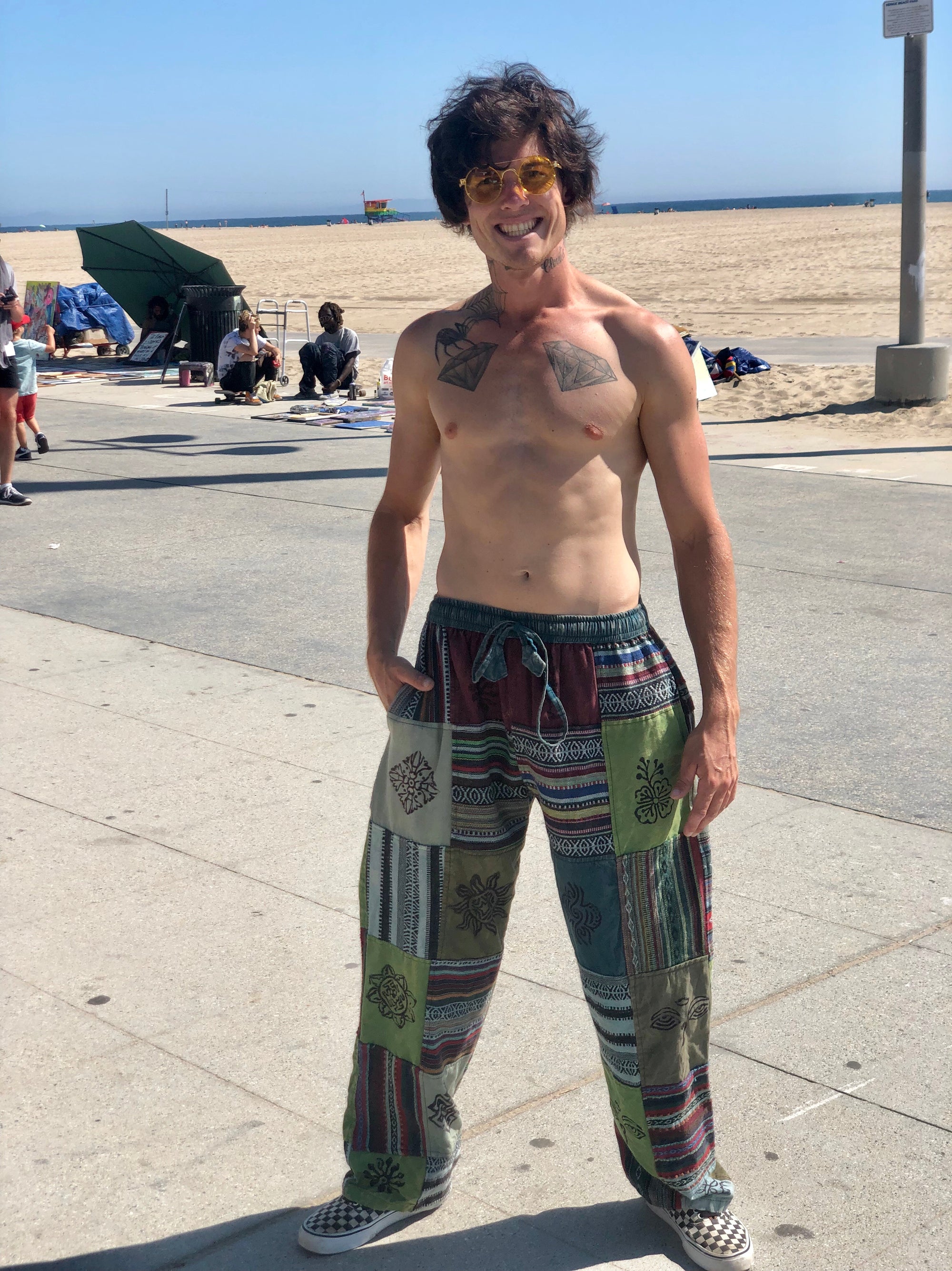 Barkham Patchwork Pants