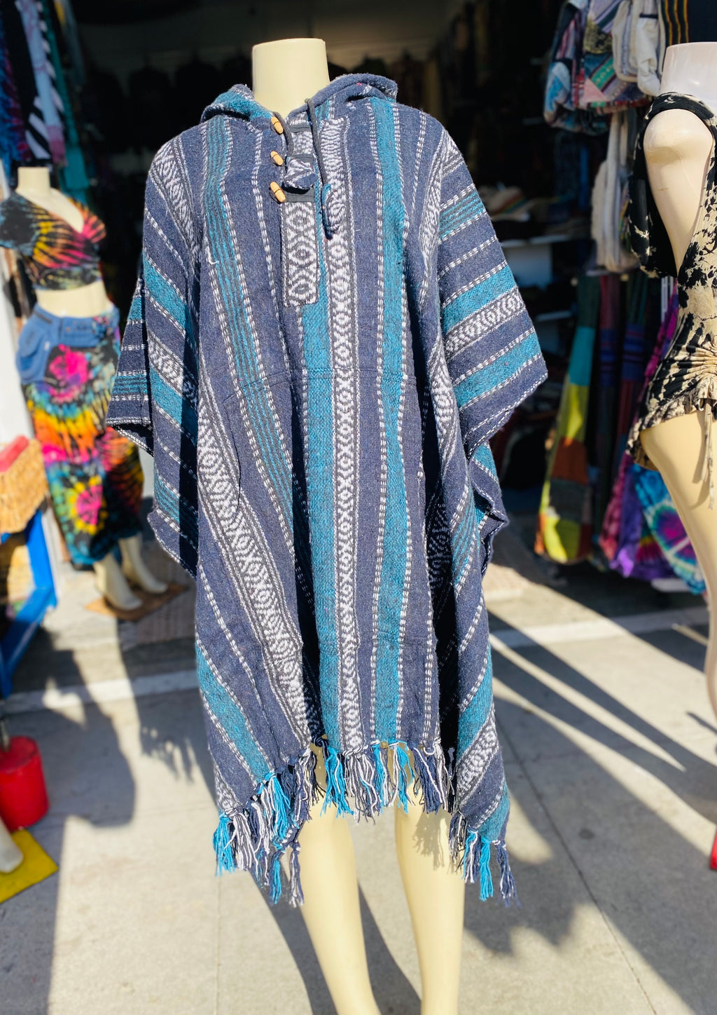 Everest Poncho (BLU)