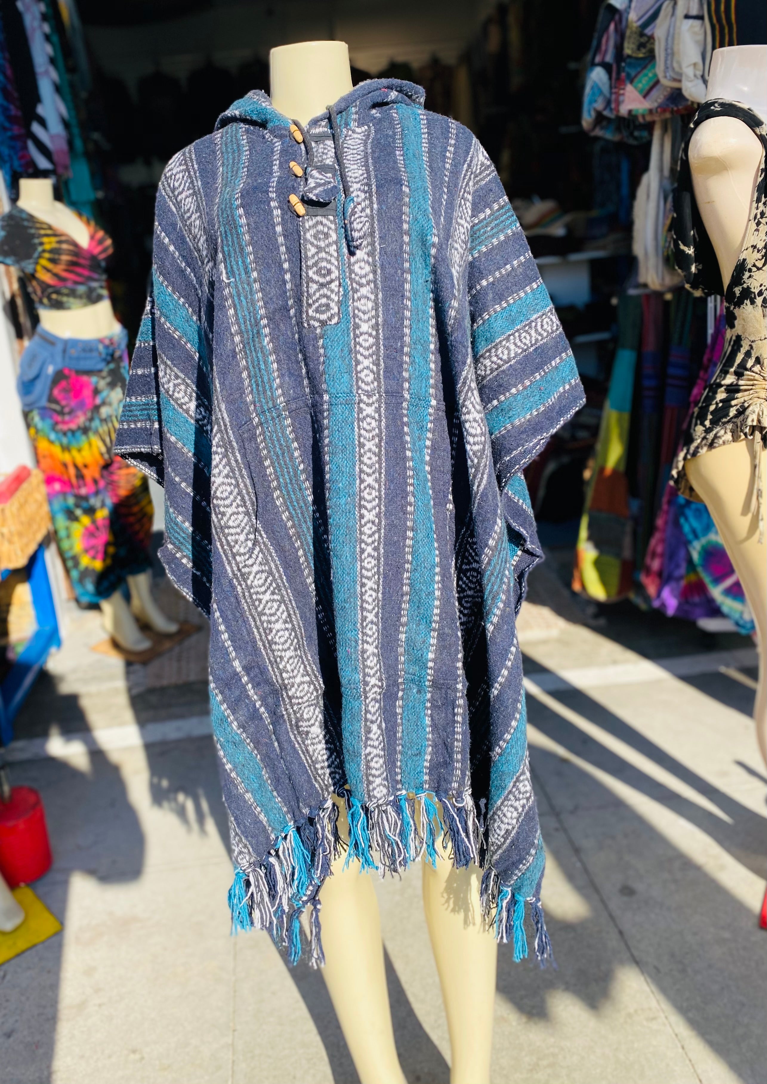 Everest Poncho (BLU)