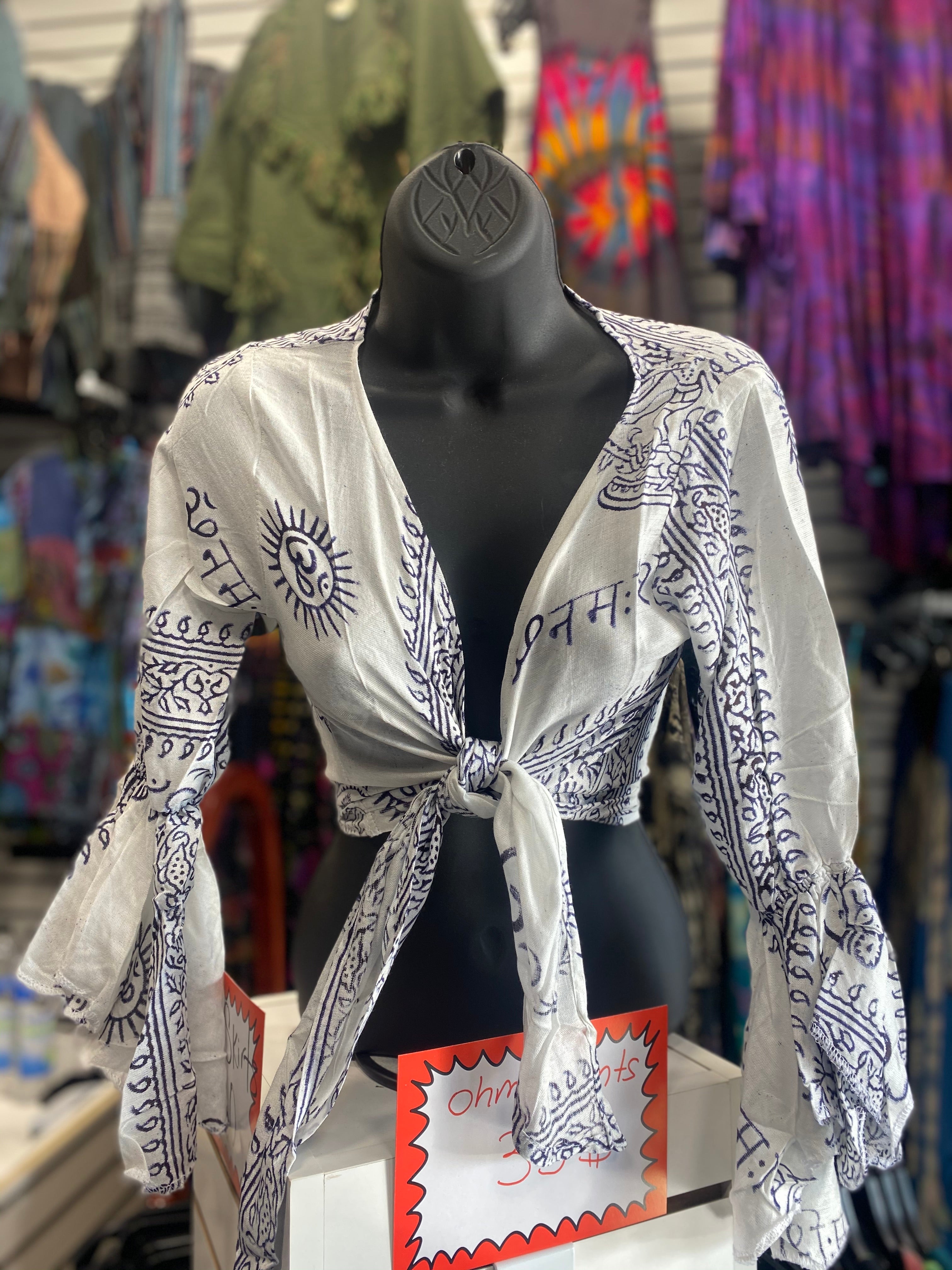 Ohm sleeve top (Various colors)