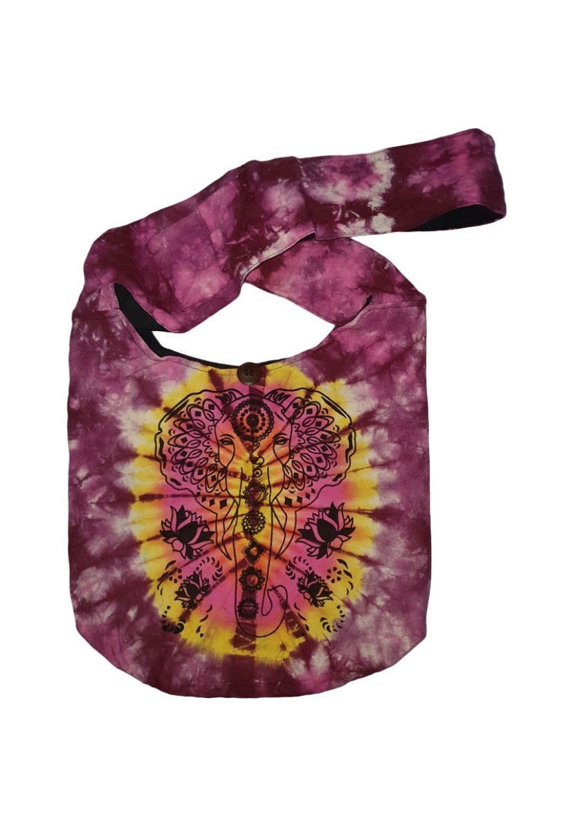 Elephant tiedye bag