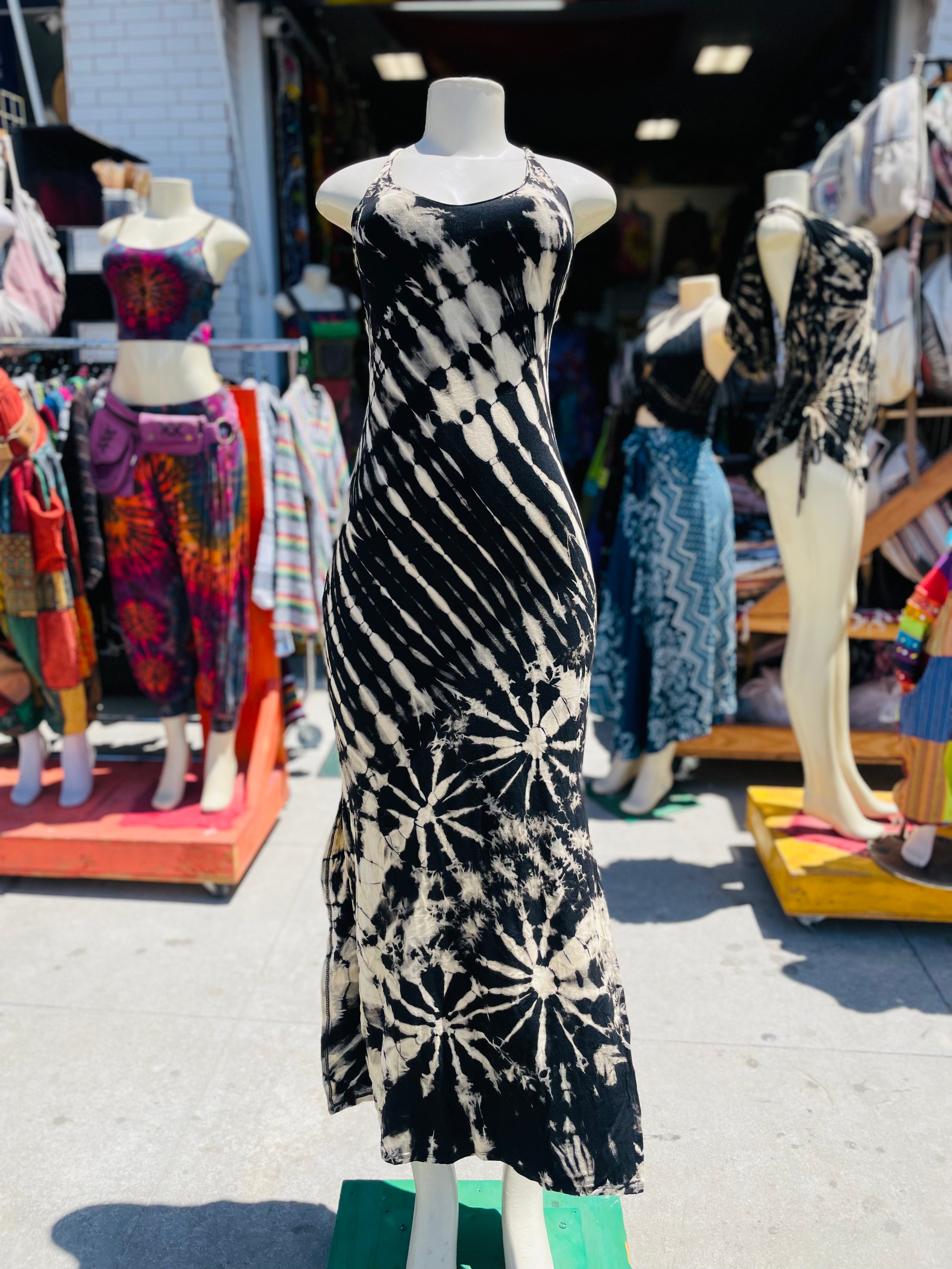 Hot girl maxi dress ( black )