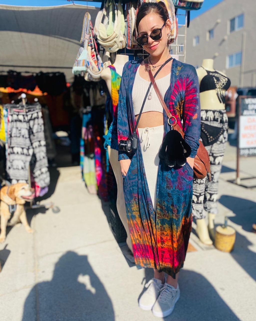 Long cardigan (grey )
