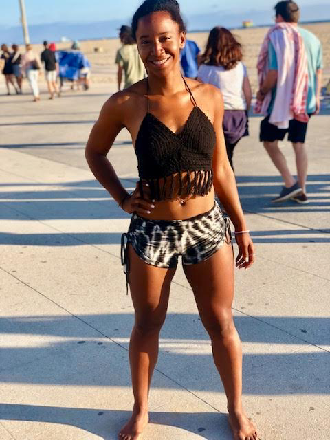 Hot Yoga Shorts (Black & White)