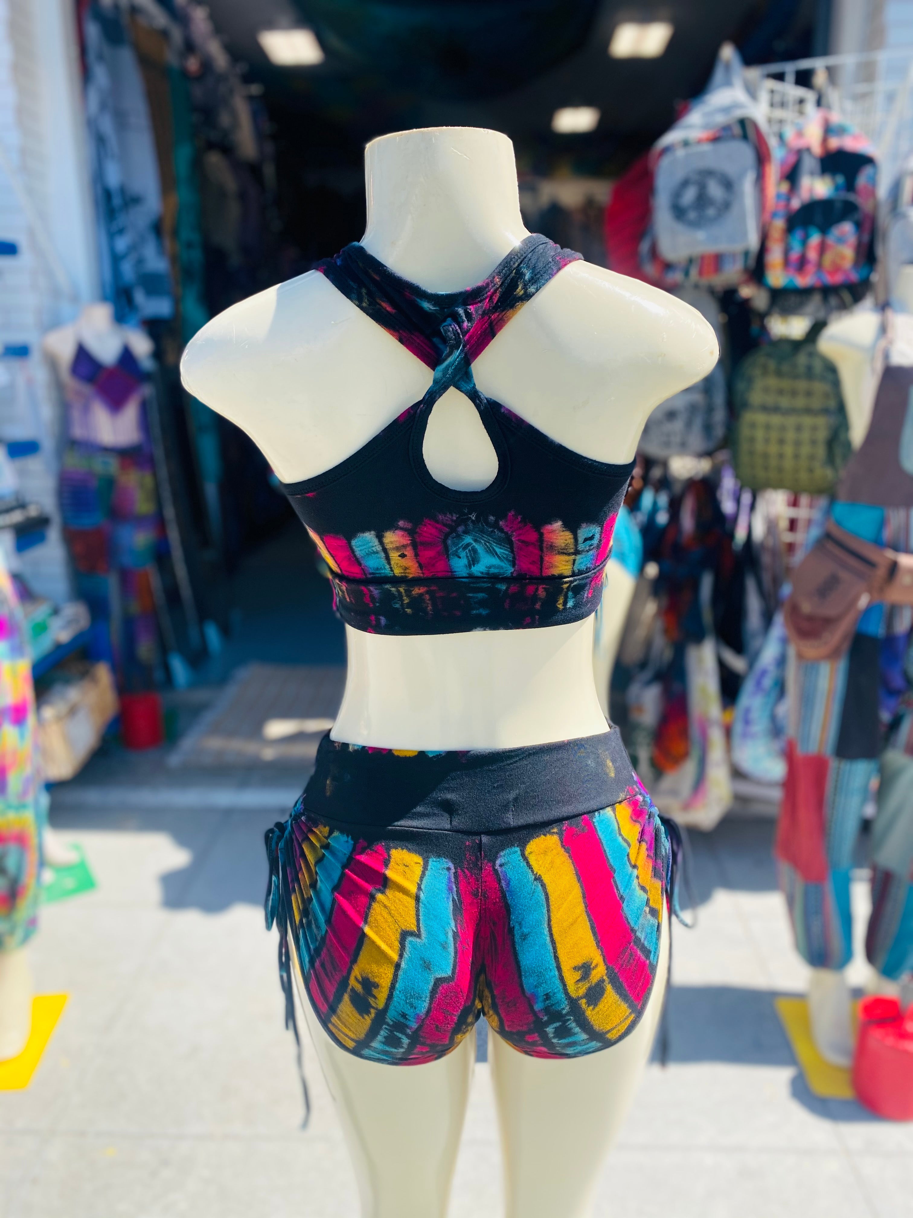 Hot yoga Rasta short