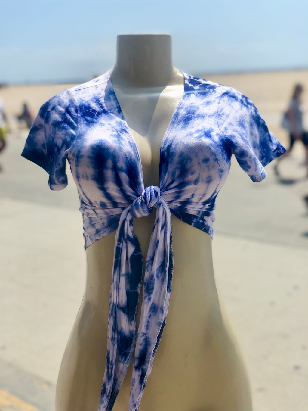 Fire wrap top ( andigo )