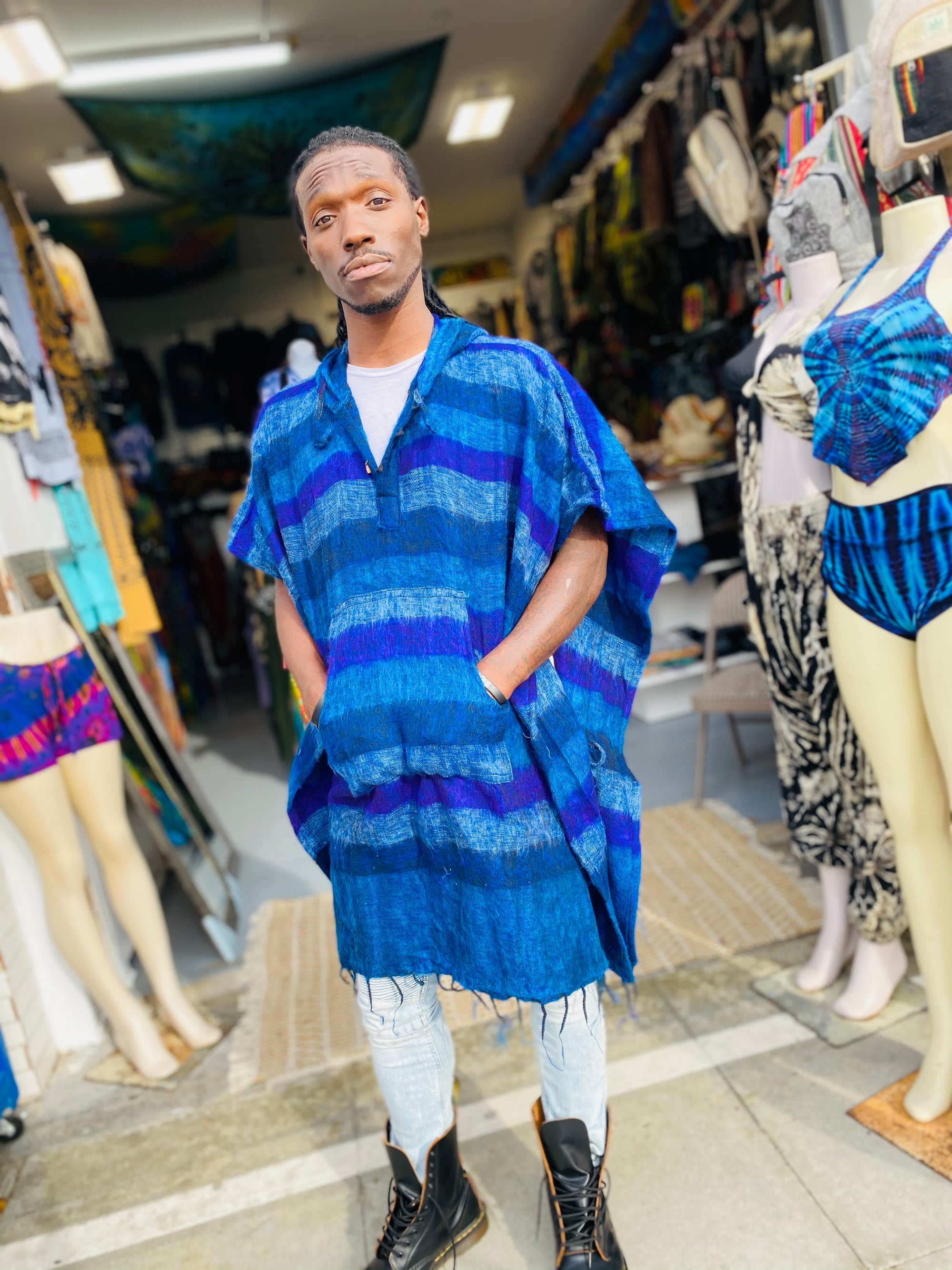 Chill wool Pancho