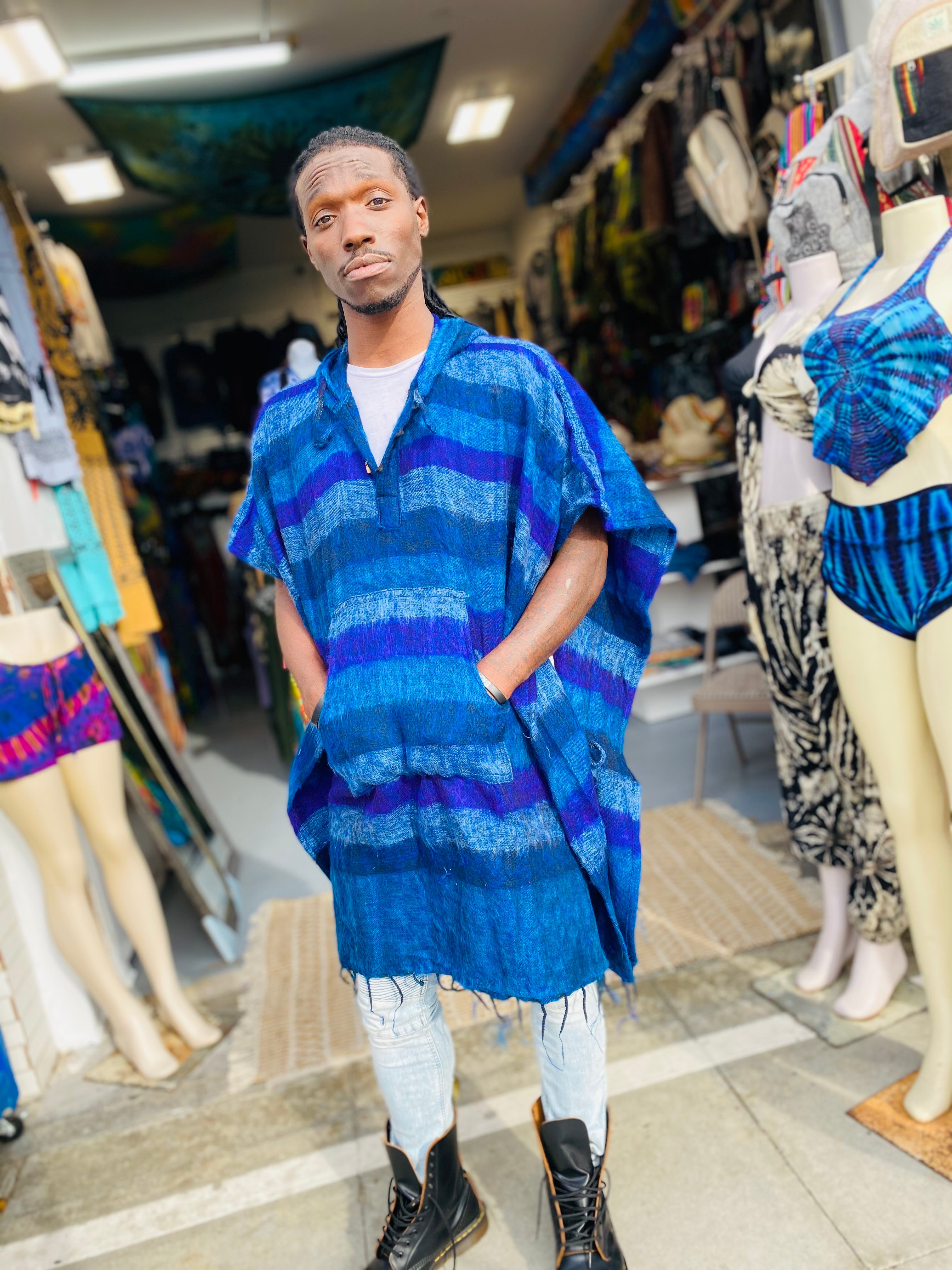 Chill wool Pancho