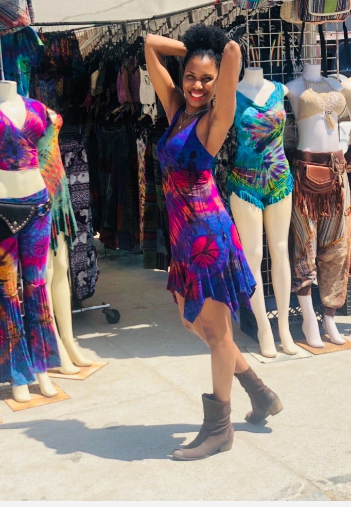 Summer in Venice dress (purple )