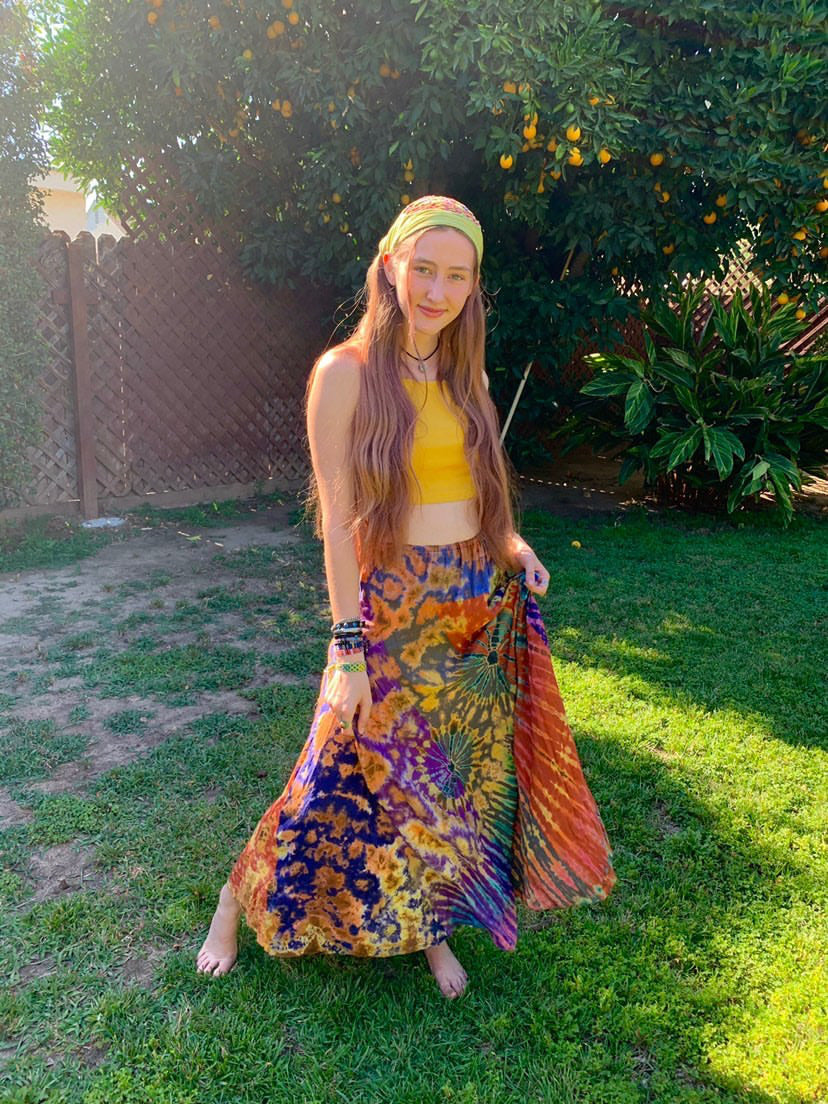 Patch work skirt
