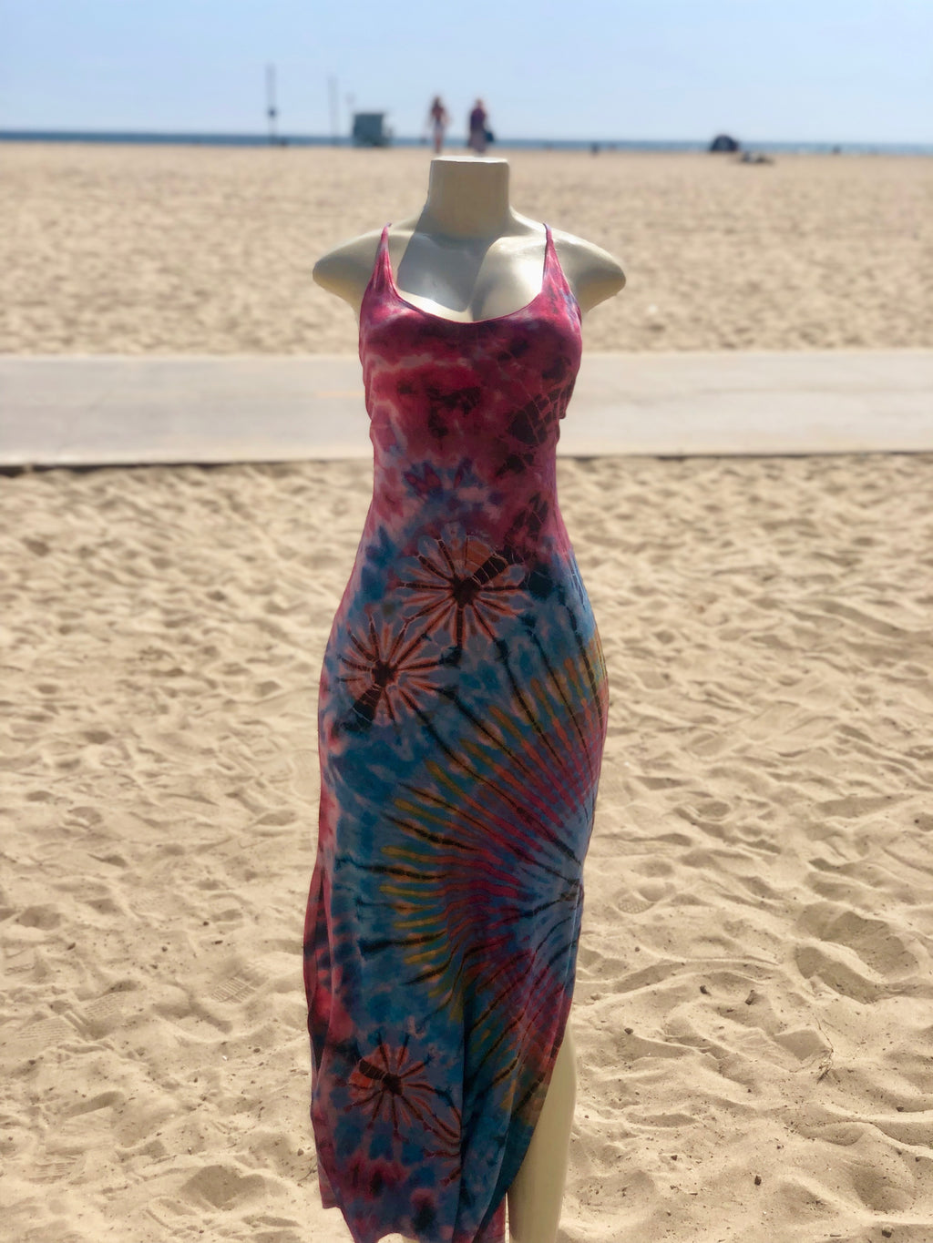 Hot girl maxi dress (periwinkle)