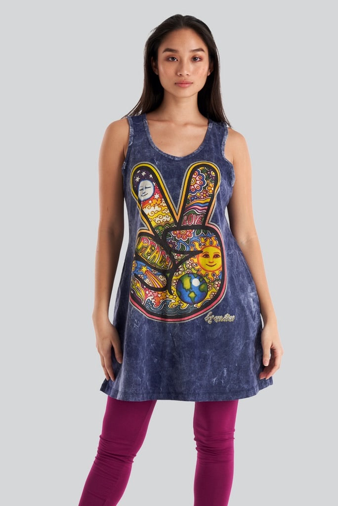 Peace Vibe Tunic Tank